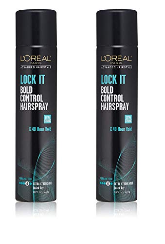 Loreal Lock It Bold Control Hairspray 8.25 Ounce (244ml) (2 Pack)